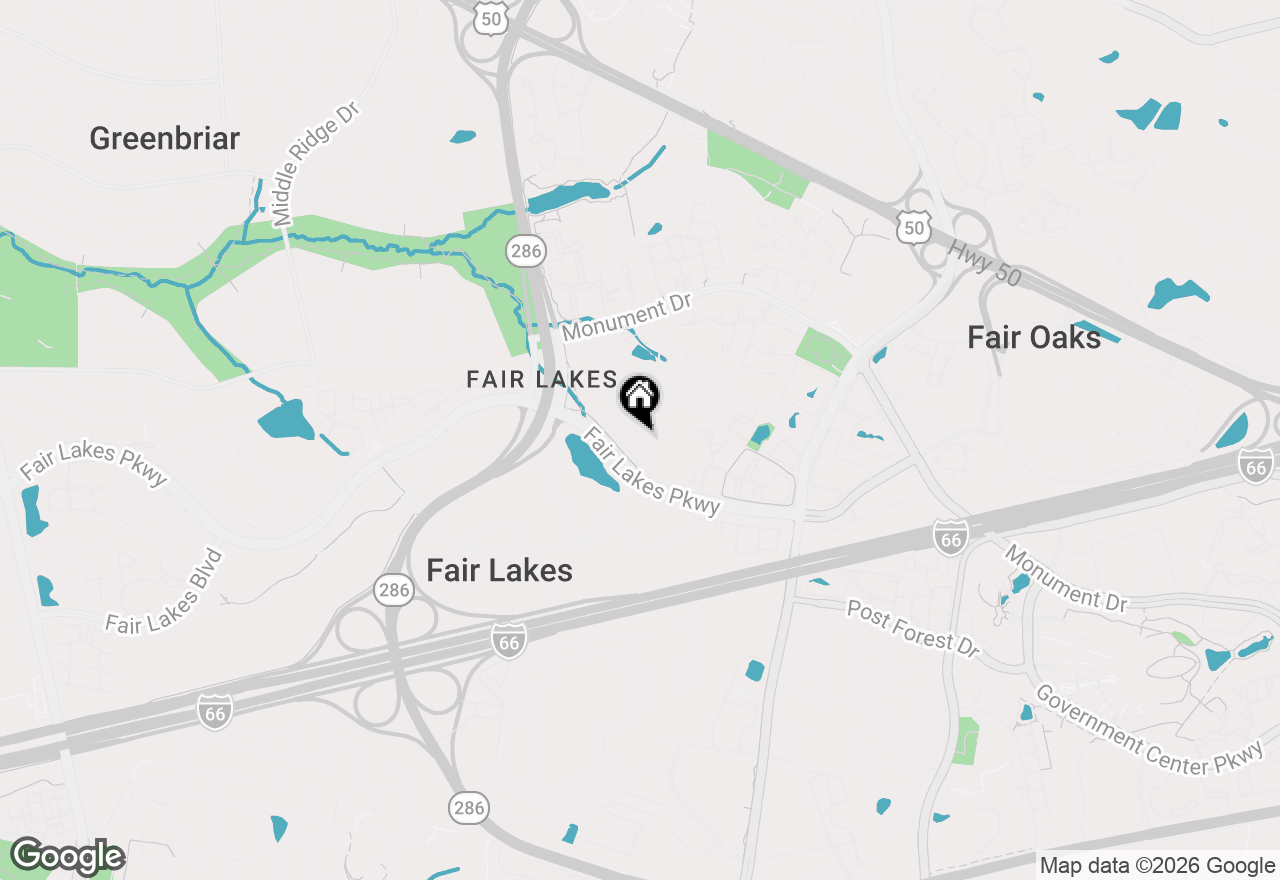 Map of 4432 Fair Lakes Court, Fairfax, VA 22033