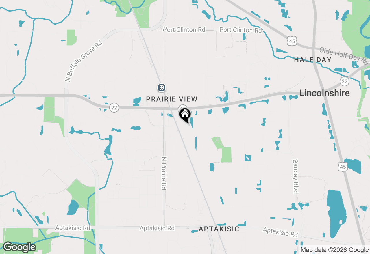 Map of 2498 Waterbury Lane, Buffalo Grove, IL 60089