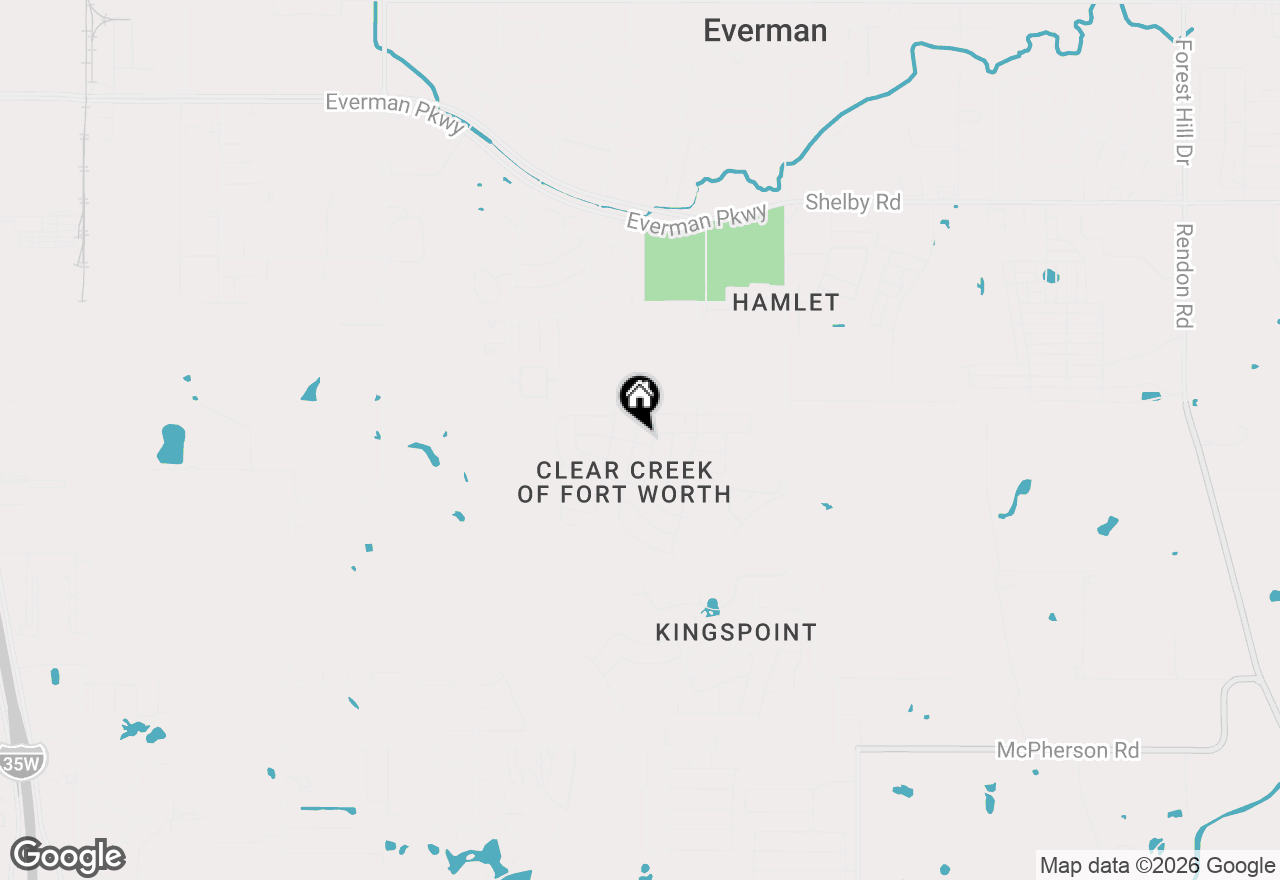 Map of 9529 Teton Vista Drive, Fort Worth, TX 76140