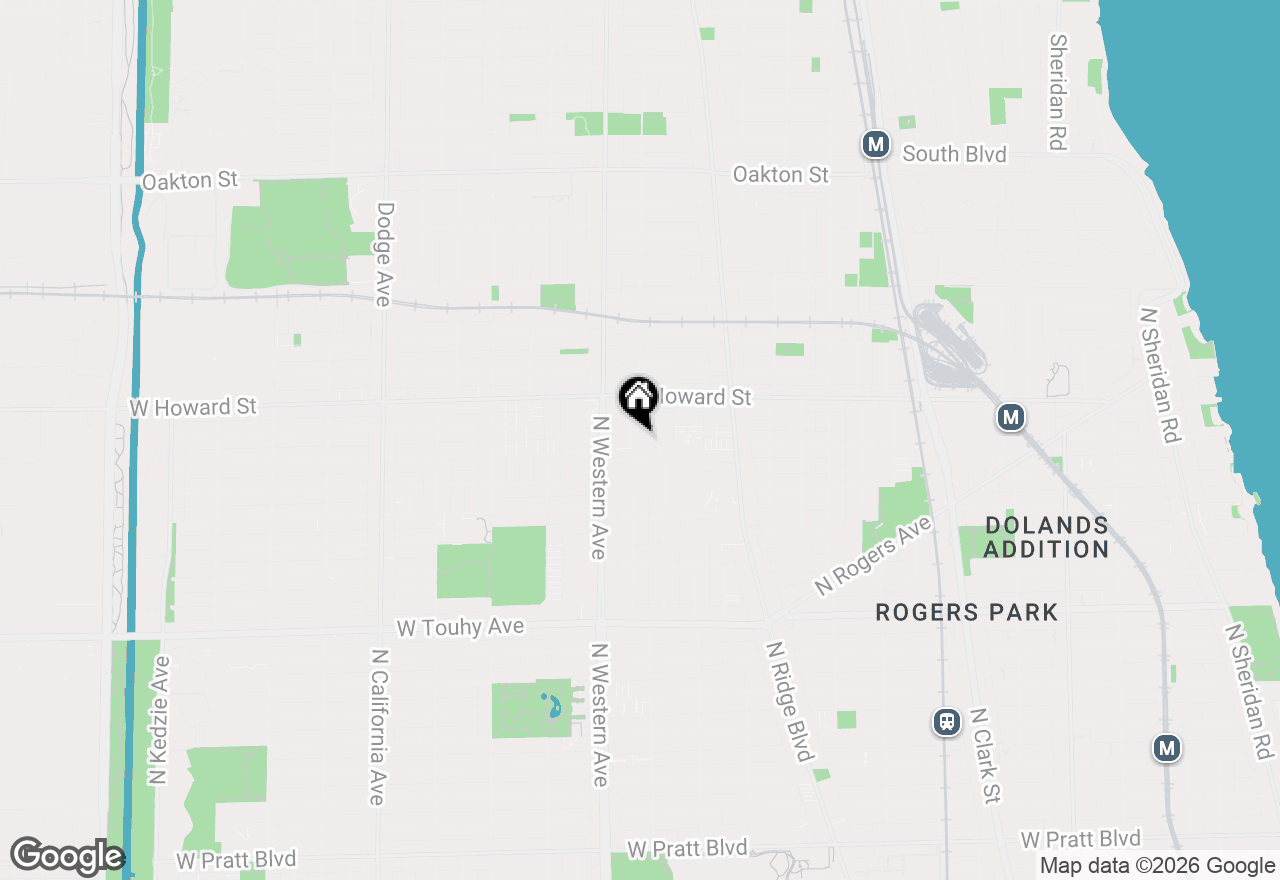 Map of 7519 N Claremont Avenue #GS, Chicago, IL 60645
