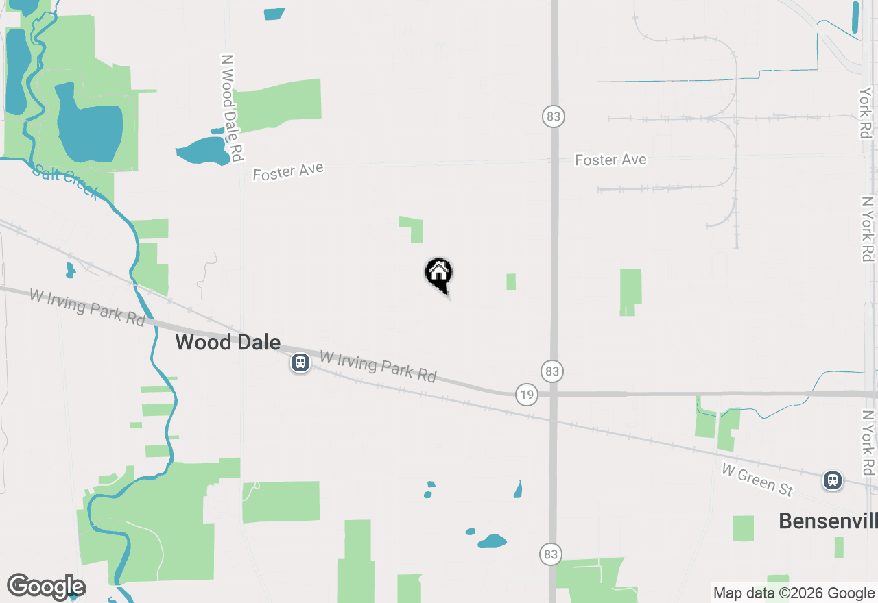 Map of 338 Ash Avenue, Wood Dale, IL 60191