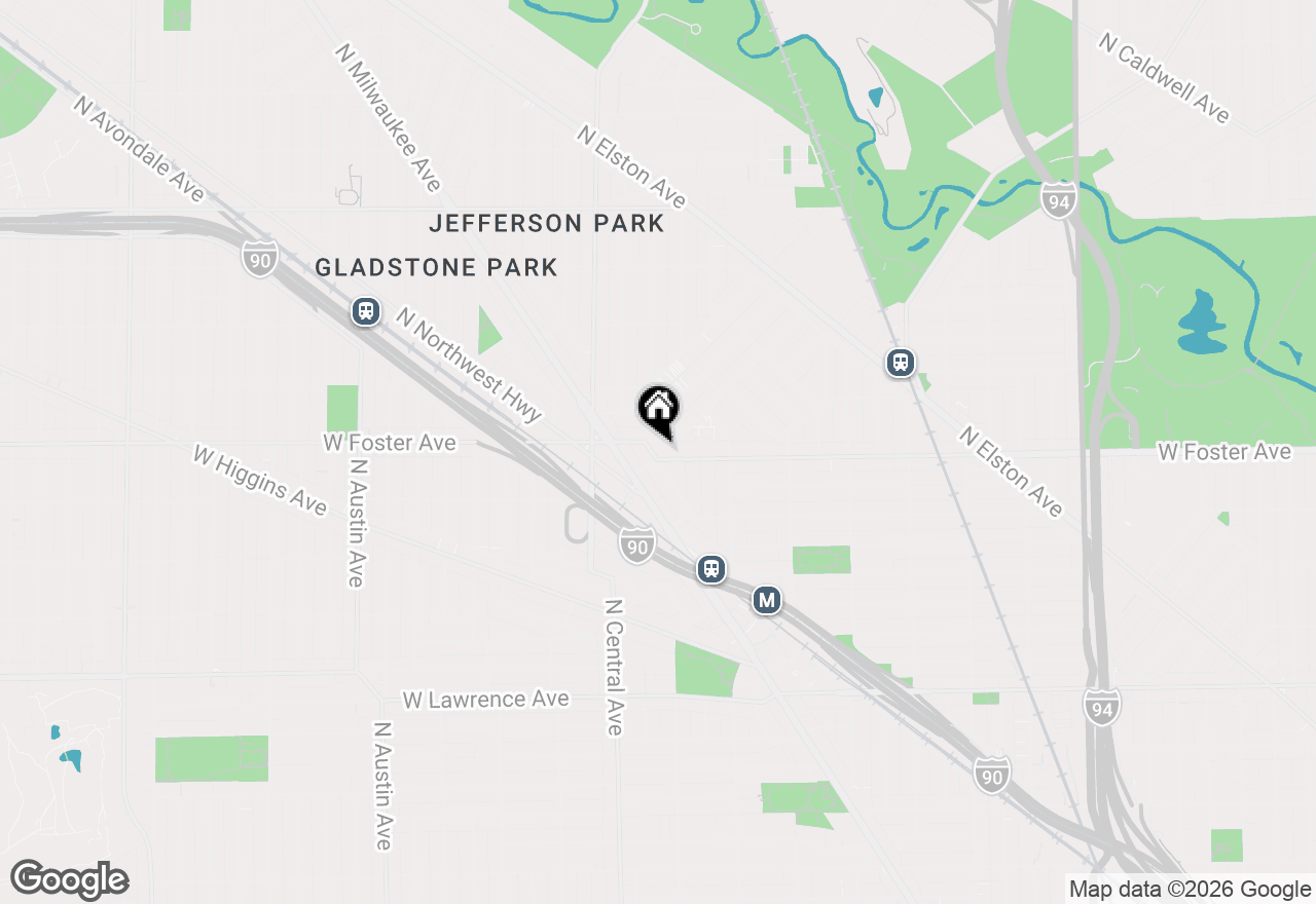 Map of 5207 N Lovejoy Avenue, Chicago, IL 60630