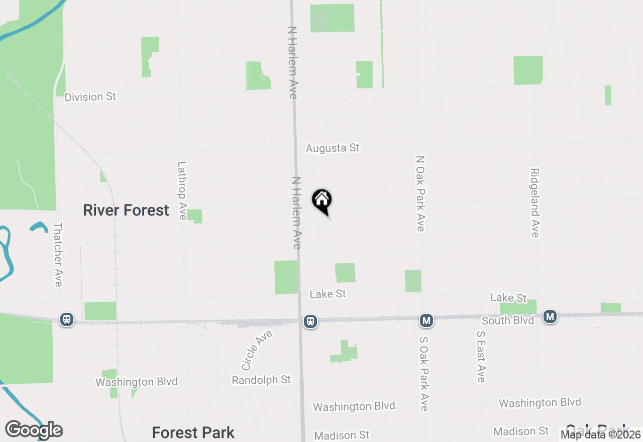 Map of 403 N Marion Street #3D, Oak Park, IL 60302