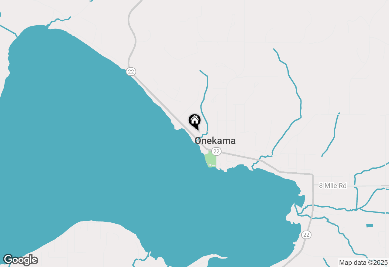 Map of 4642 Main Street, Onekama, MI 49675