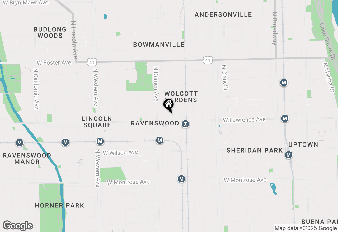 Map of 4817 N Winchester Avenue #2, Chicago, IL 60640