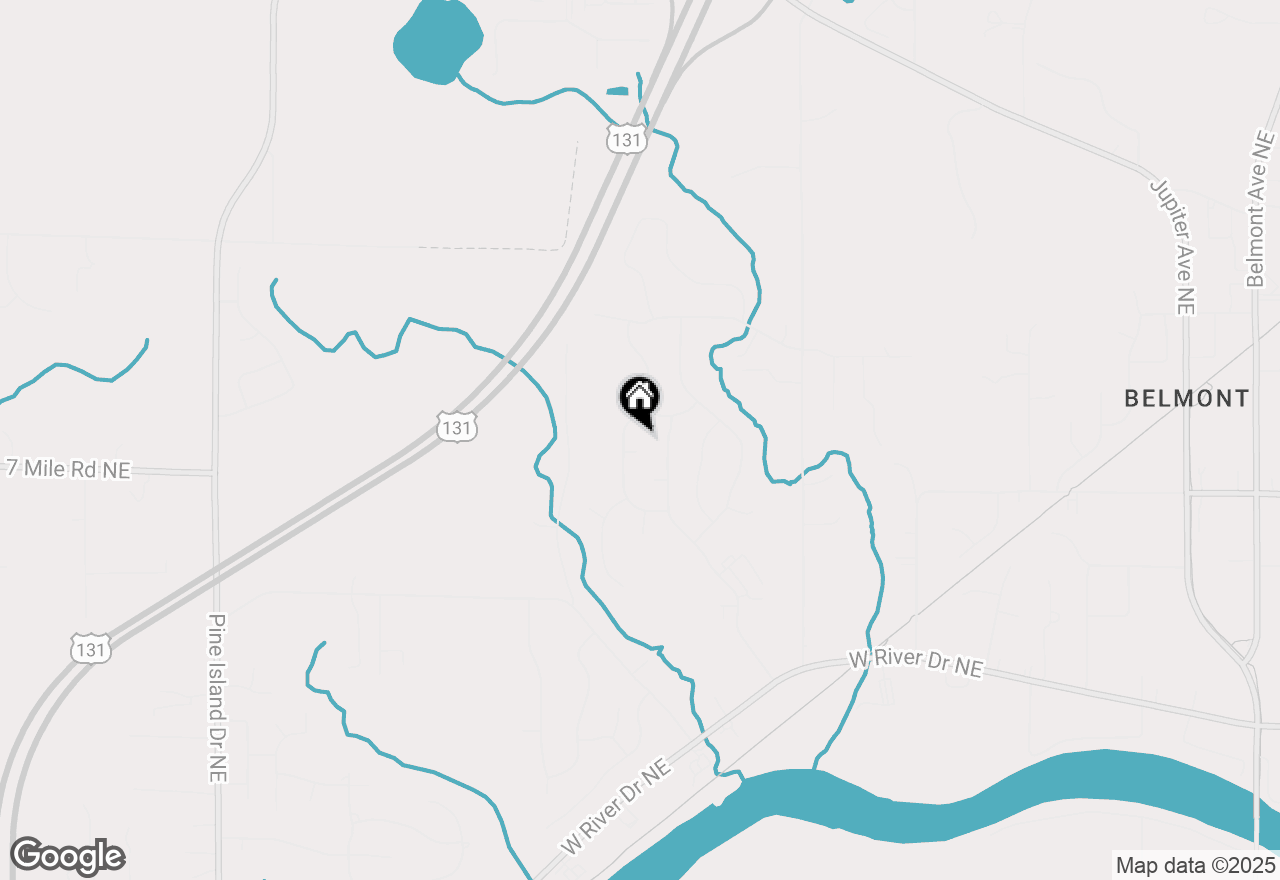 Map of 1329 Millwood Court Ne, Belmont, MI 49306