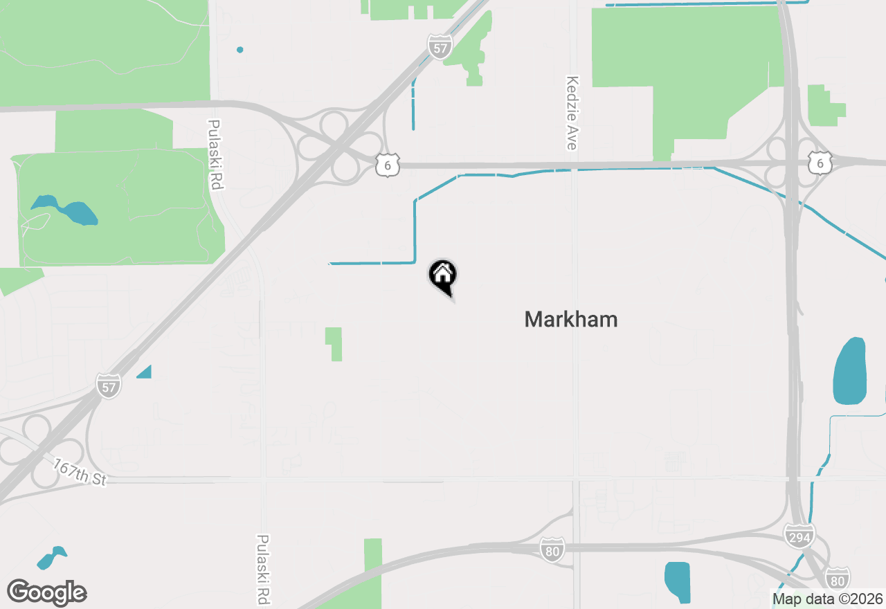Map of 16231 Clifton Park Avenue, Markham, IL 60428