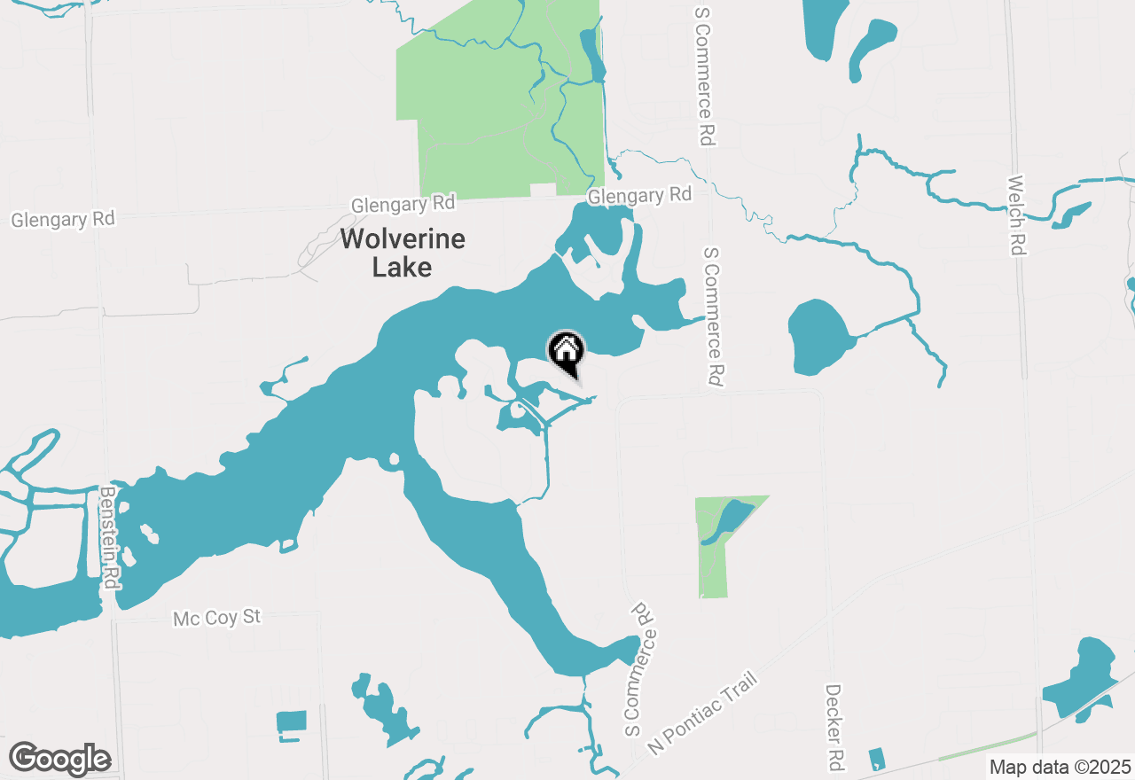 Map of 319 Angola Street, Wolverine Lake, MI 48390