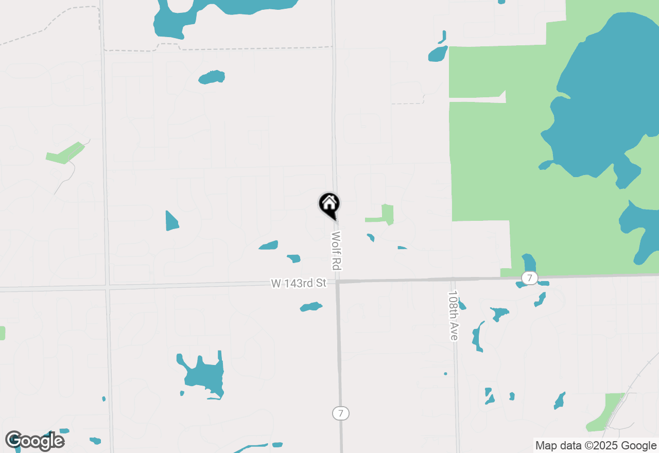 Map of 14031 Norwich Lane #101, Orland Park, IL 60467