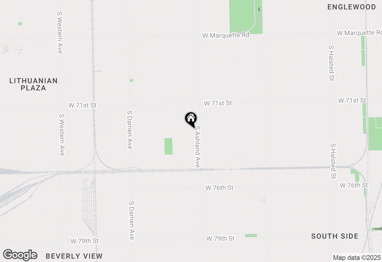 Map of 7239 S Marshfield Avenue, Chicago, IL 60636