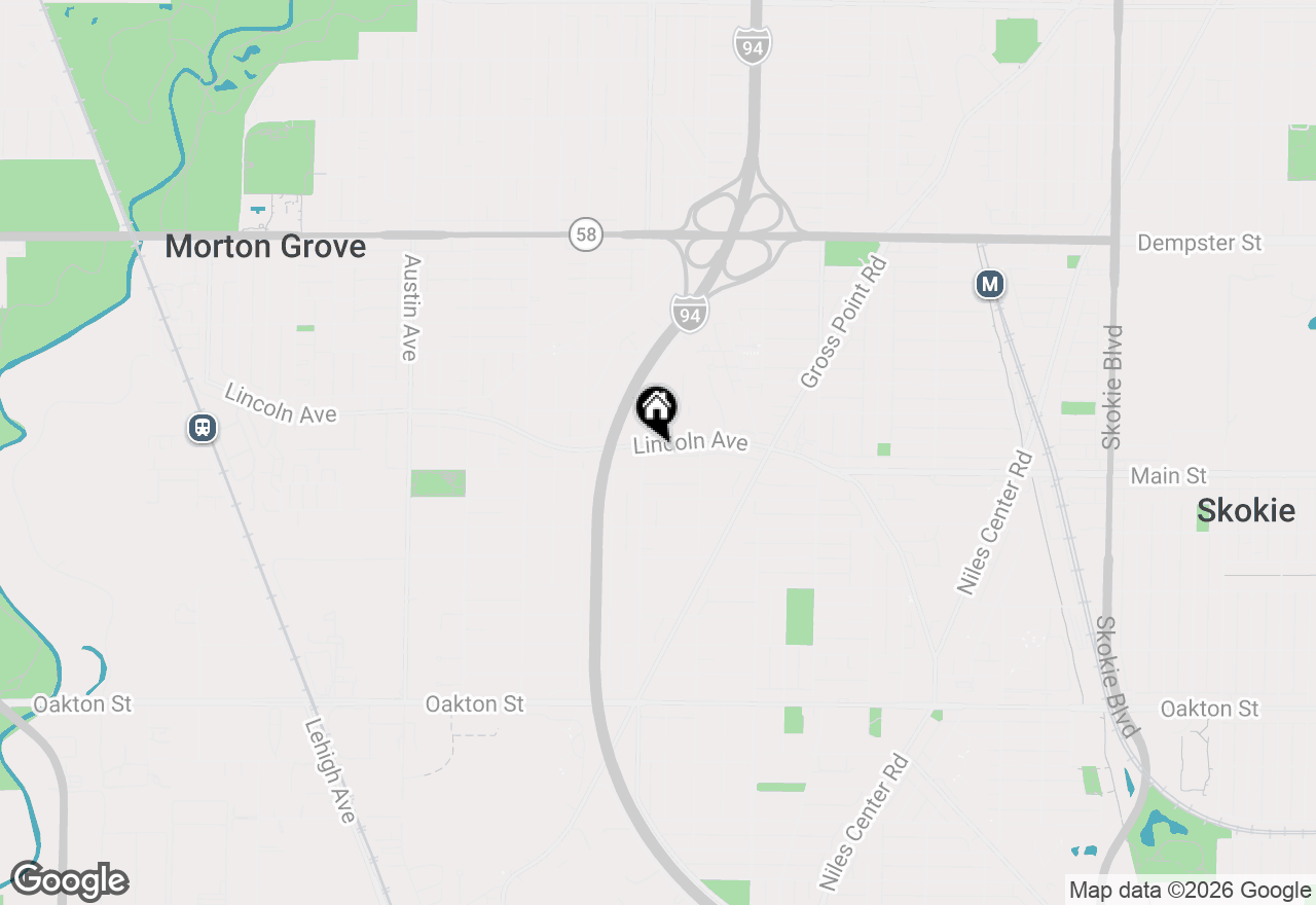 Map of 5533 Lincoln Avenue, Morton Grove, IL 60053