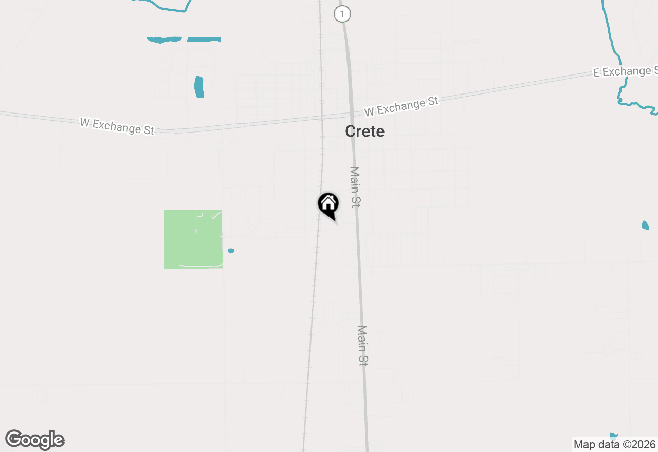 Map of 537 Craig Avenue, Crete, IL 60417