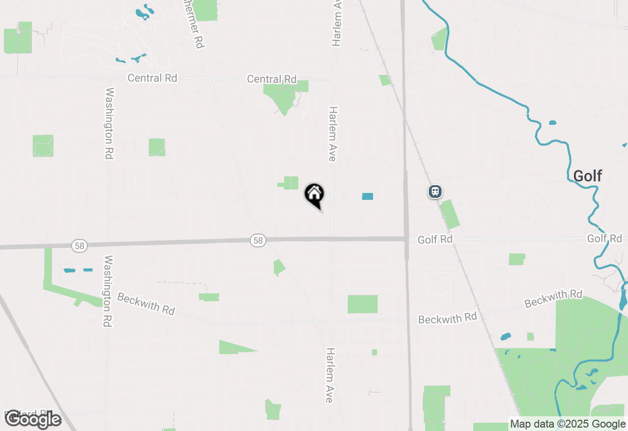 Map of (Address confidential), Glenview, Illinois 60025