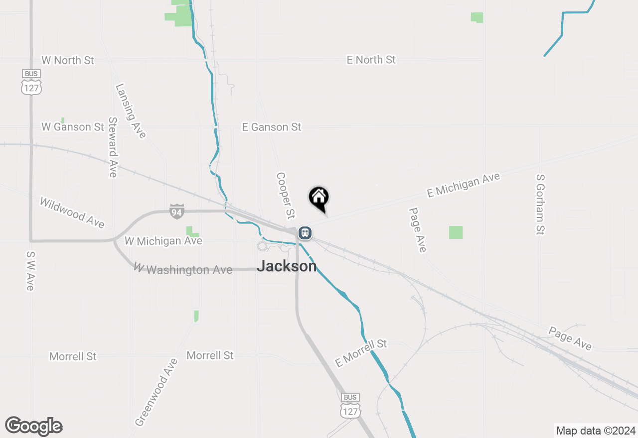 Map of 644 E Michigan Avenue, Jackson, MI 49201