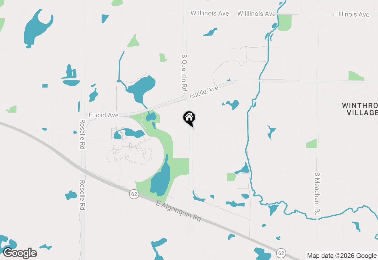 Map of 2506 Highland Drive, Palatine, IL 60067