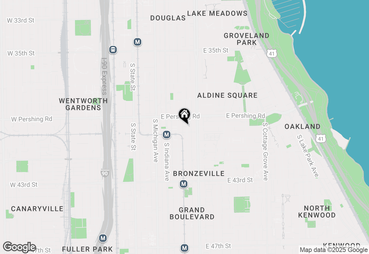 Map of 3934 S Calumet Avenue #2, Chicago, IL 60653