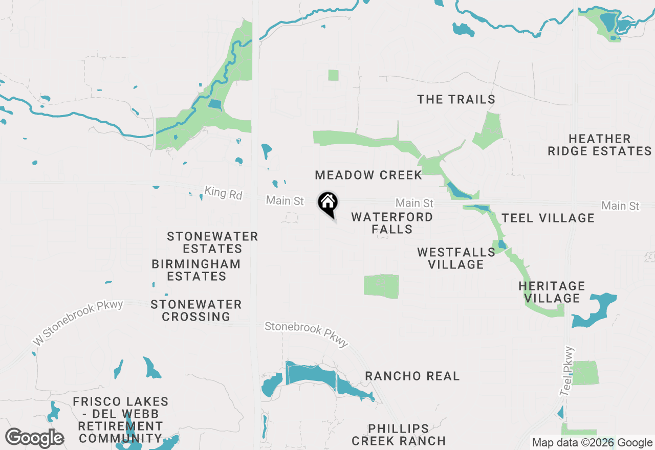 Map of 1007 Heathrow Drive, Frisco, TX 75036