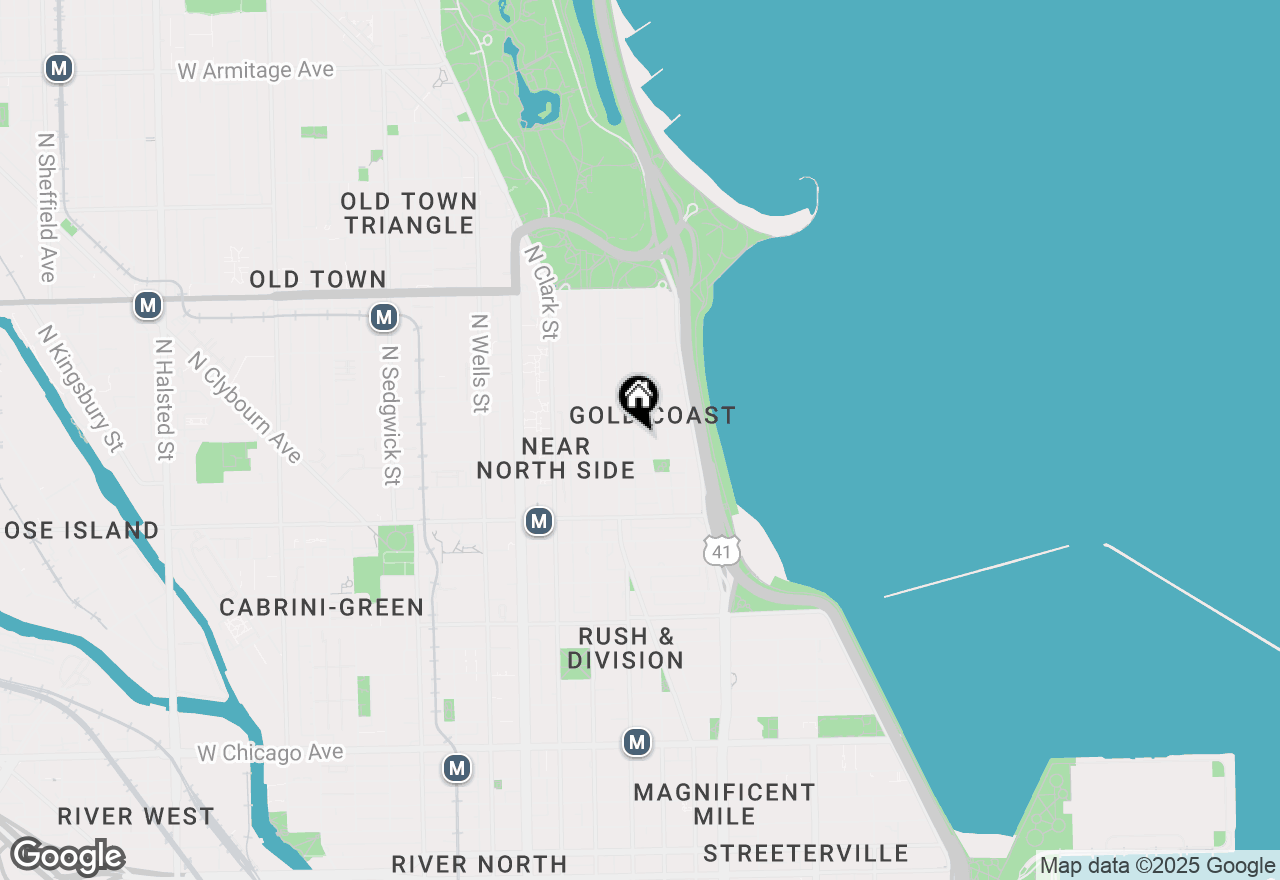 Map of 1318 N Astor Street, Chicago, IL 60610