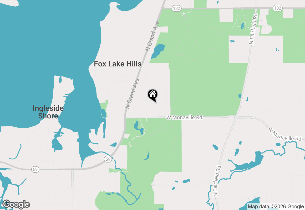 Map of 25267 W Timber Lane, Lake Villa, IL 60046