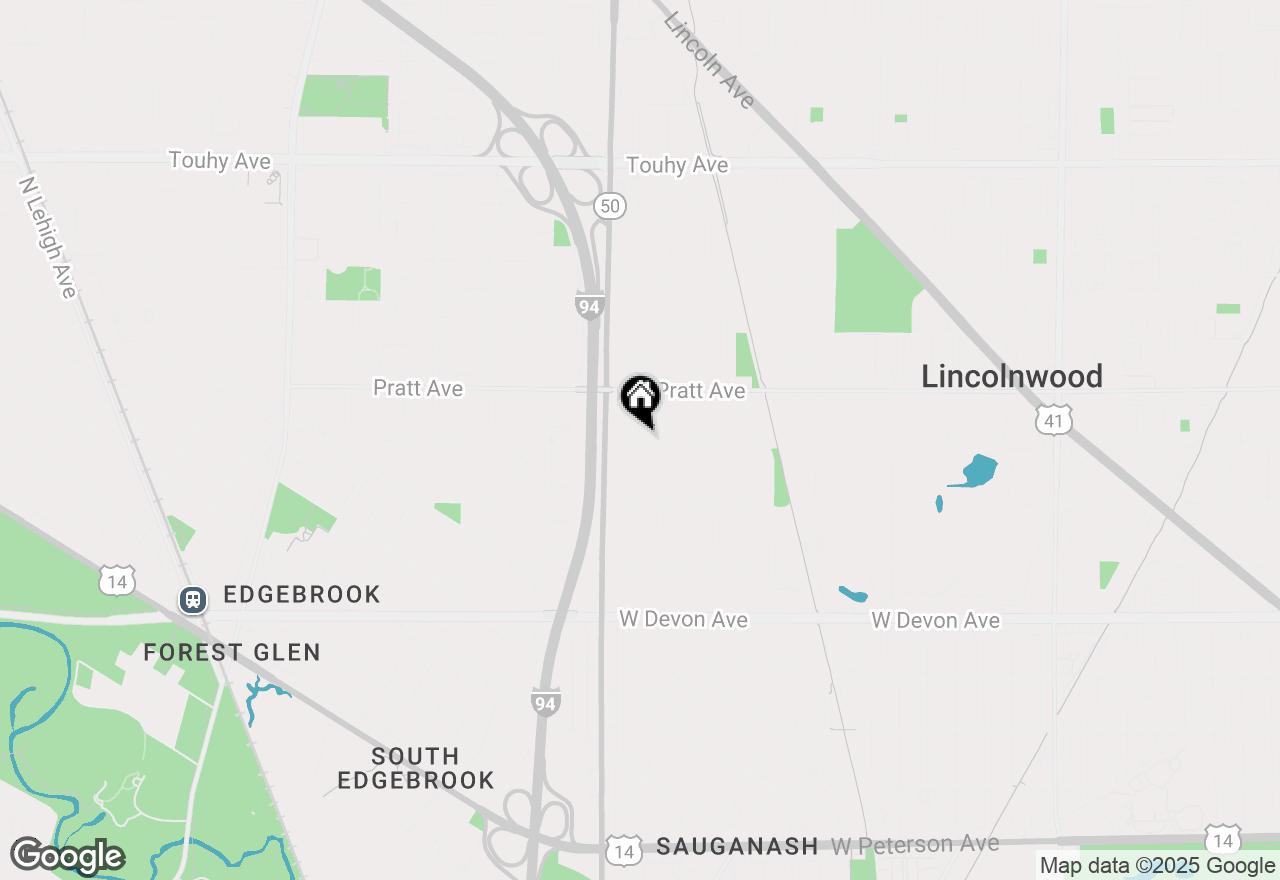 Map of 4740 W North Shore Avenue, Lincolnwood, IL 60712