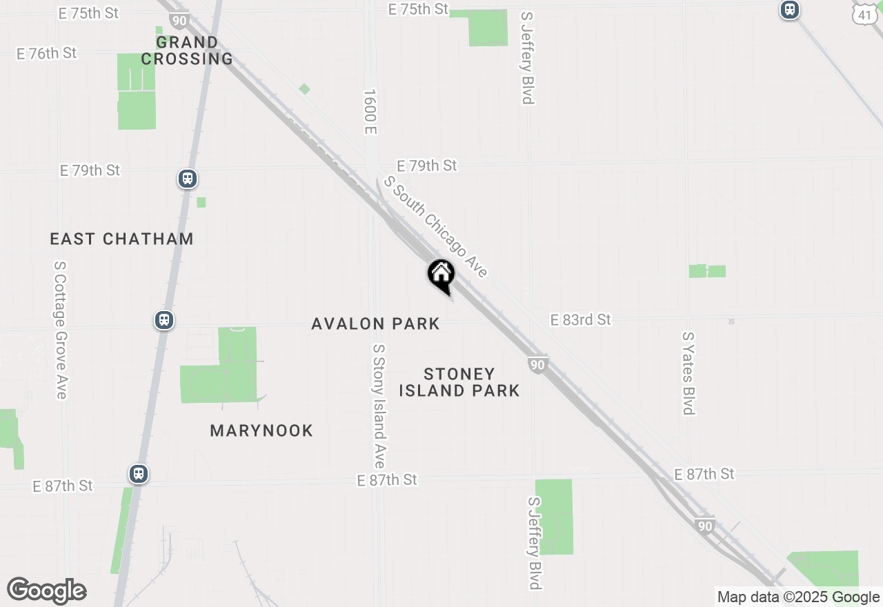 Map of 8229 S Ridgeland Avenue, Chicago, IL 60617