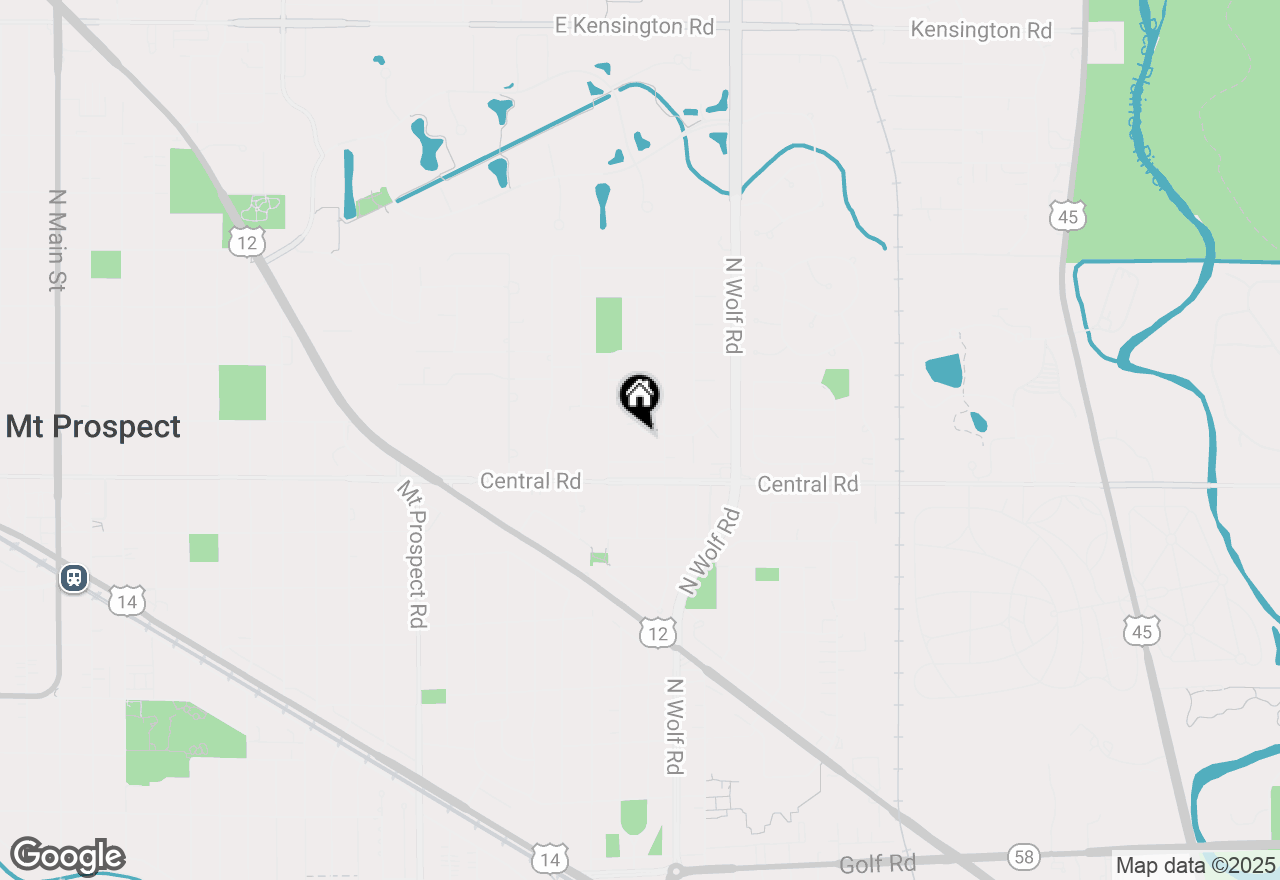 Map of (Address confidential), Mount Prospect, Illinois 60056