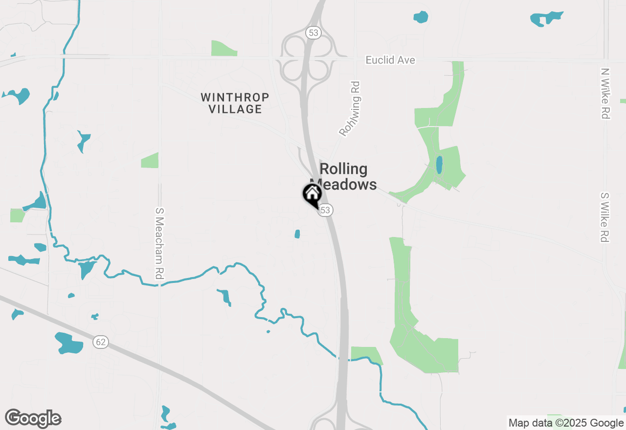 Map of 5 Haverhill On Auburn, Rolling Meadows, IL 60008