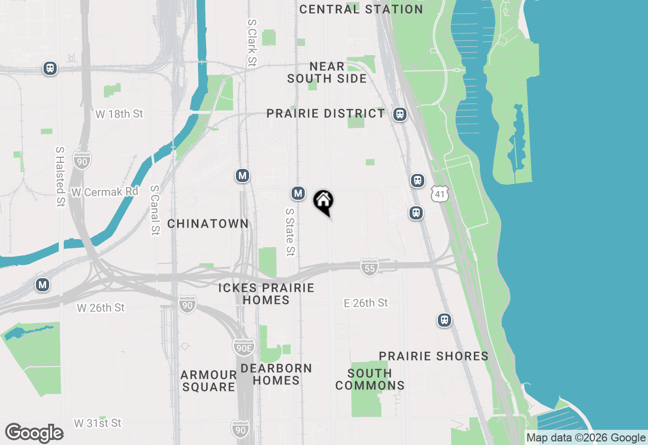 Map of 2300 S Michigan Avenue #703, Chicago, IL 60616