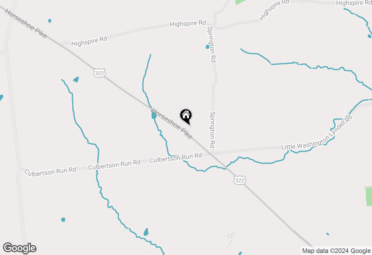 Map of 1451 Horseshoe Pike, Glenmoore, PA 19343