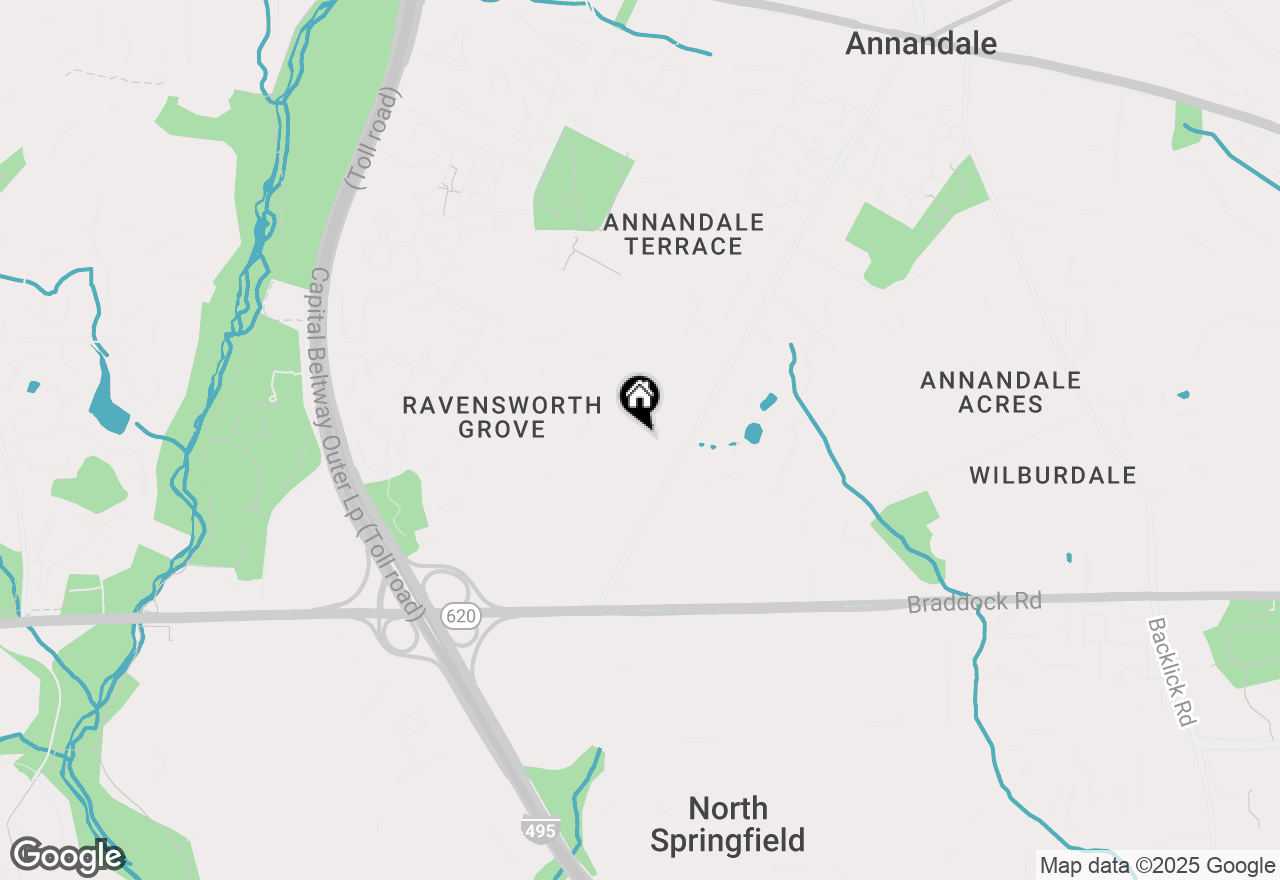 Map of 4917 Erie Street, Annandale, VA 22003