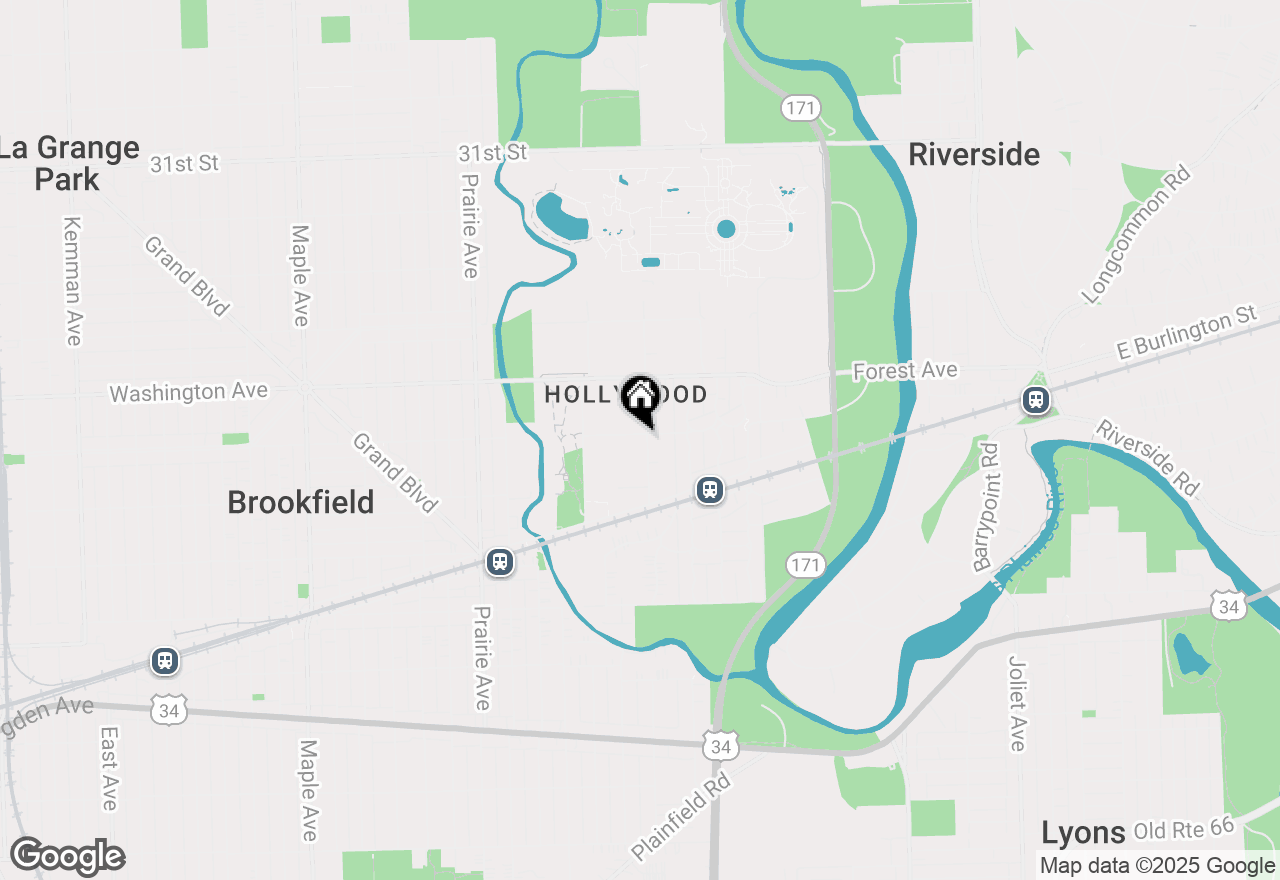 Map of 3600 Mccormick Avenue, Brookfield, IL 60513