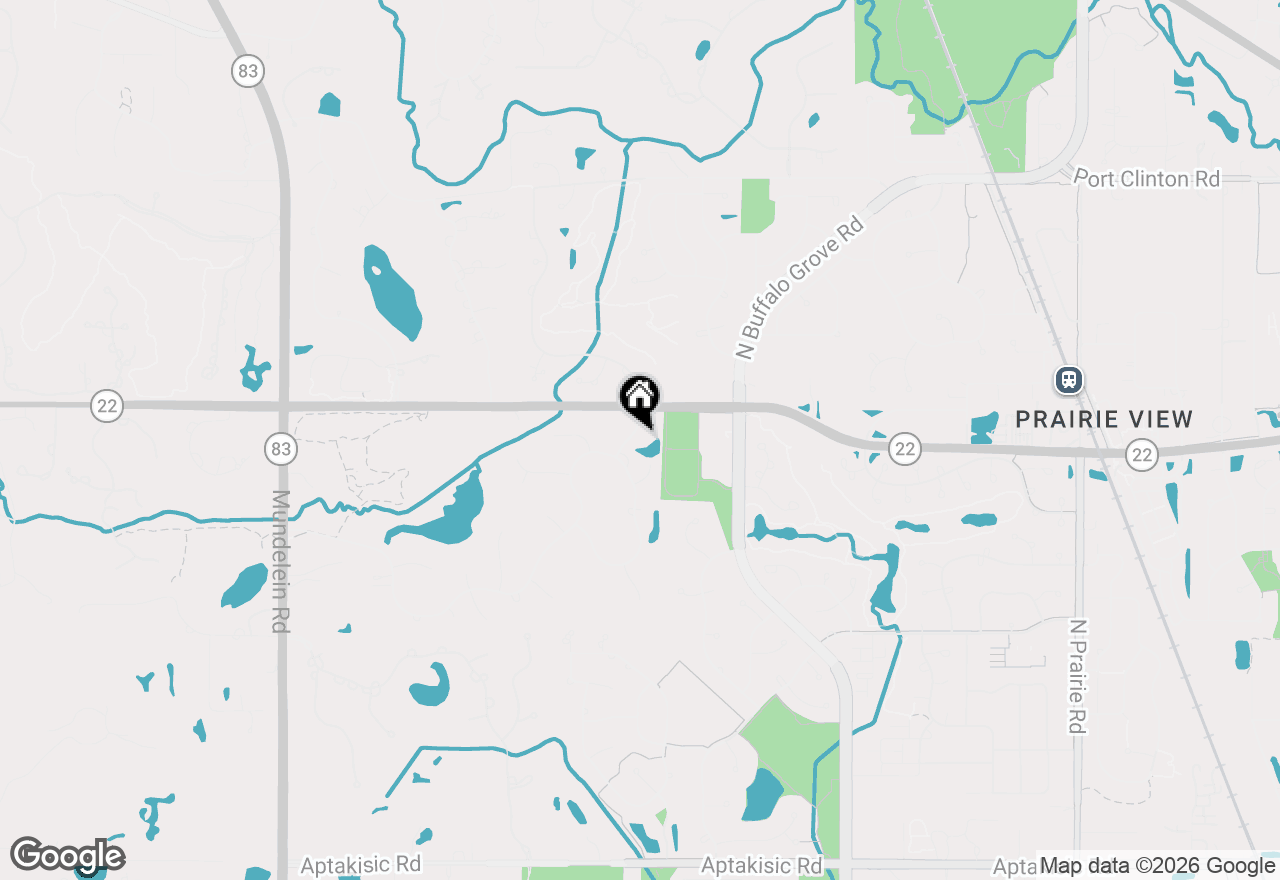 Map of 5544 Oak Grove Drive, Long Grove, IL 60047