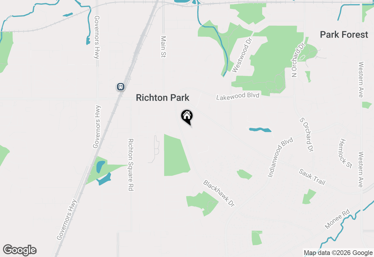 Map of 353 Miami Street, Park Forest, IL 60466