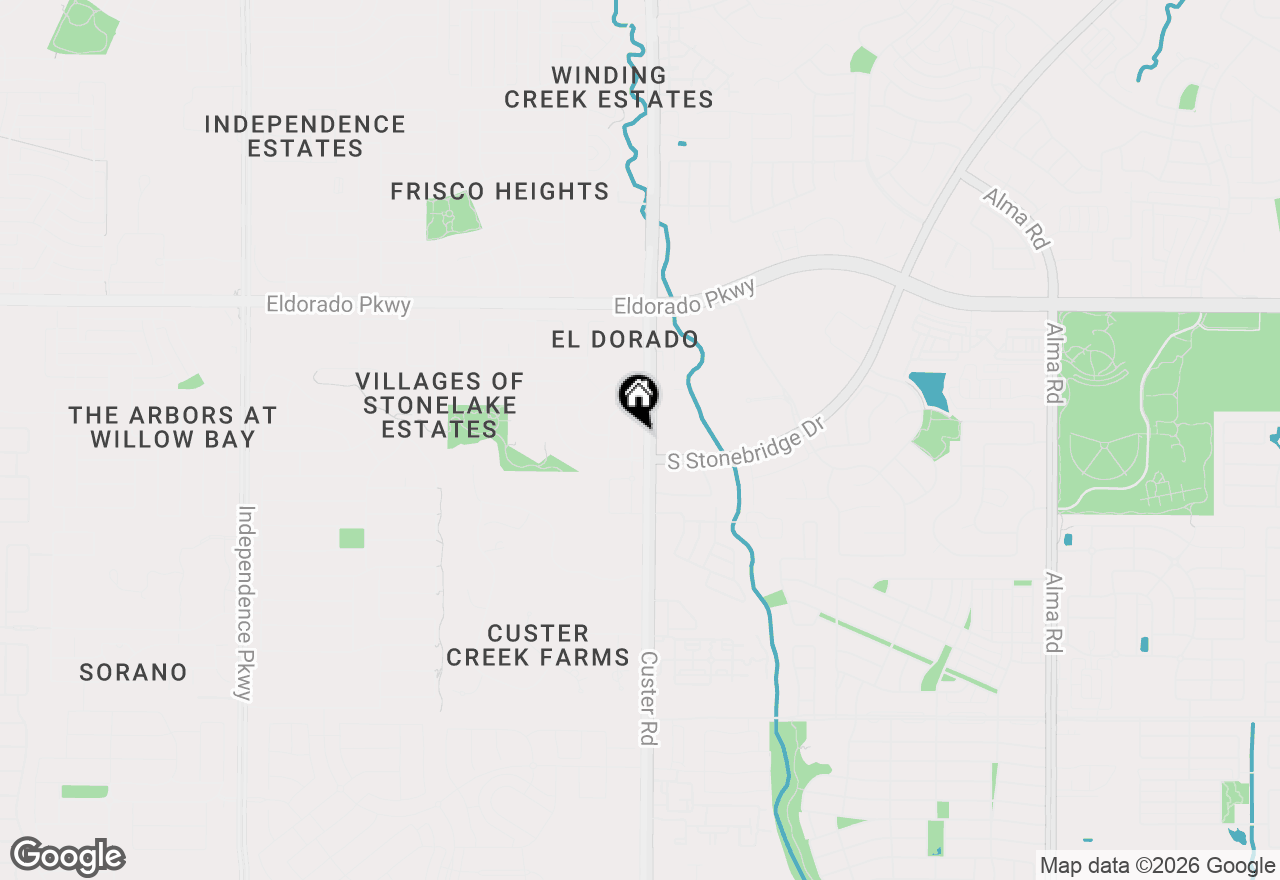 Map of 11086 Wellshire Lane, Frisco, TX 75035