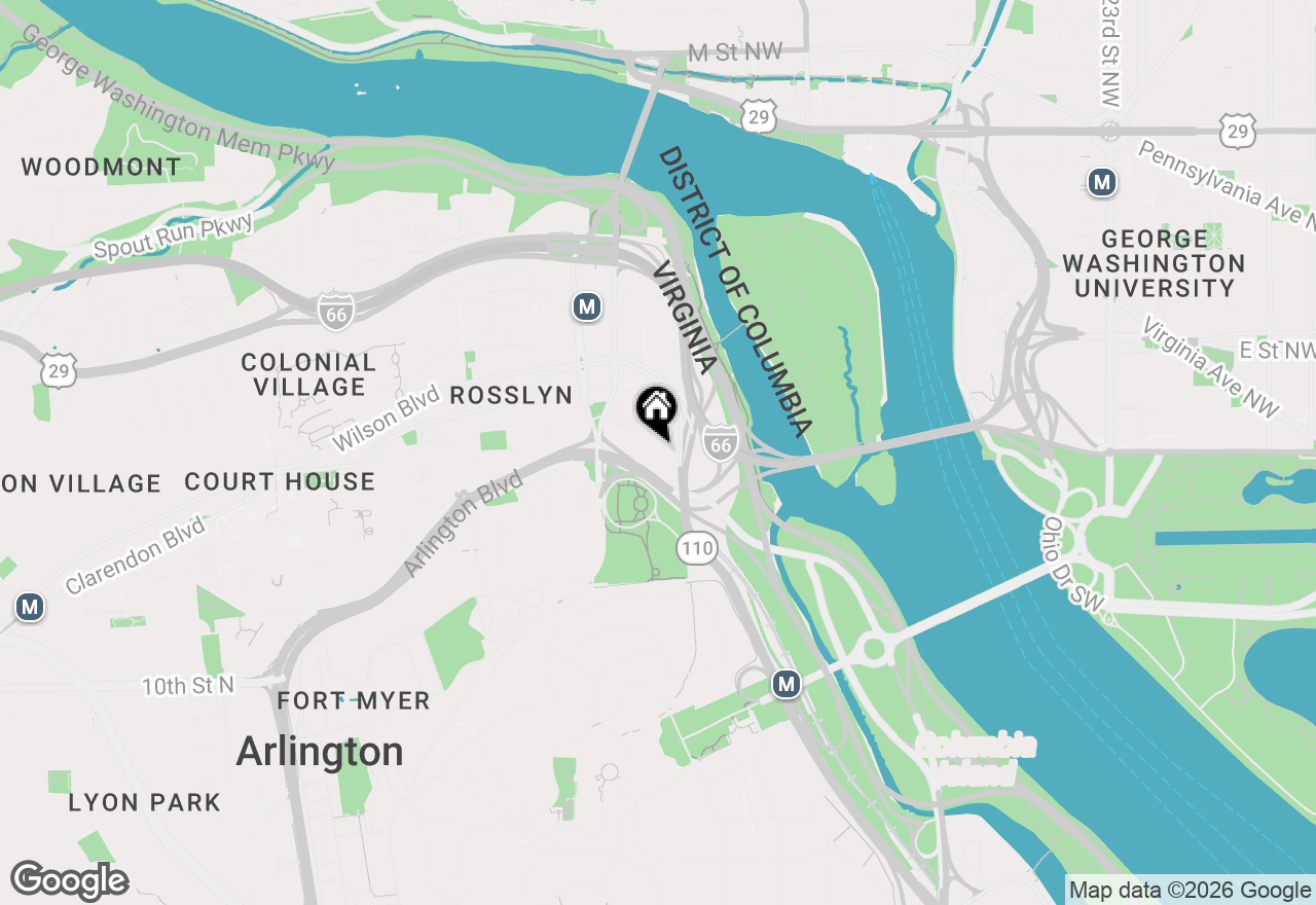 Map of 1011 Arlington Boulevard #948, Arlington, VA 22209
