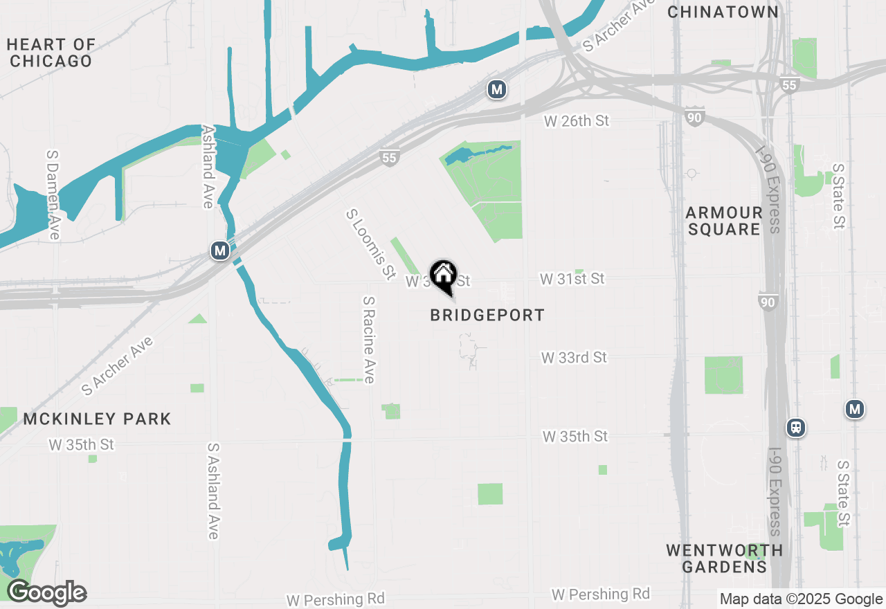 Map of 3134 S Morgan Street, Chicago, IL 60608