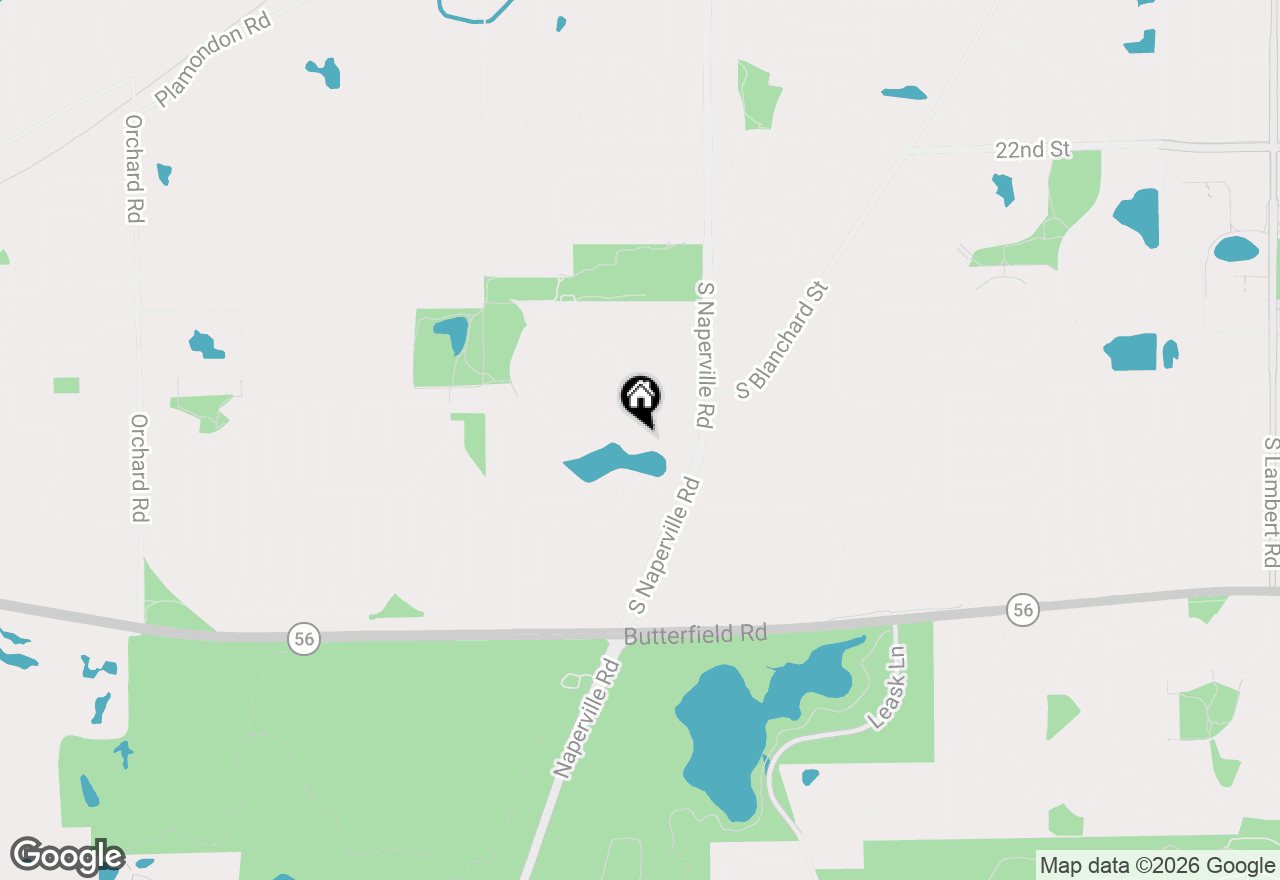 Map of 1841 Helen Court, Wheaton, IL 60189