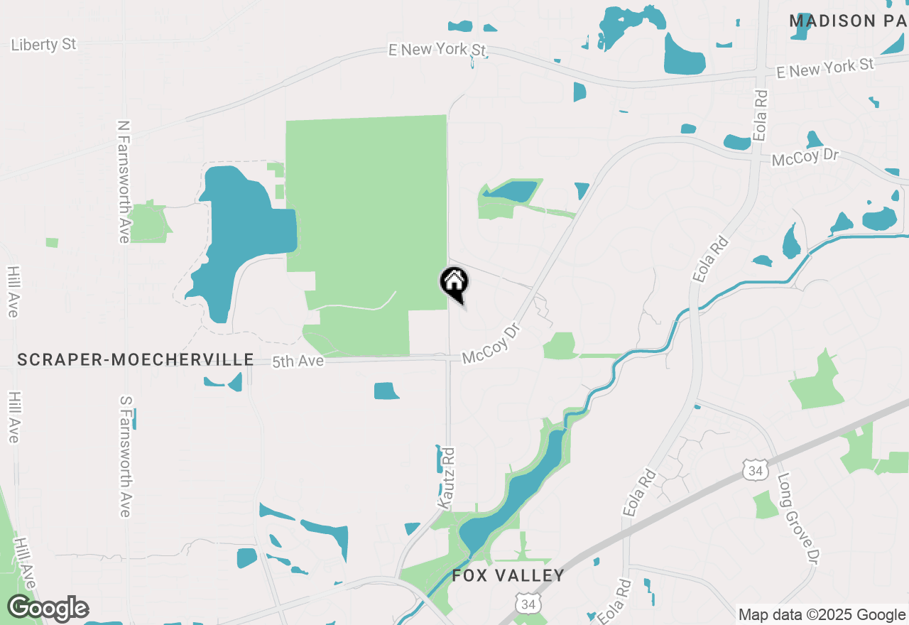 Map of 295 Meadowview Lane, Aurora, IL 60502