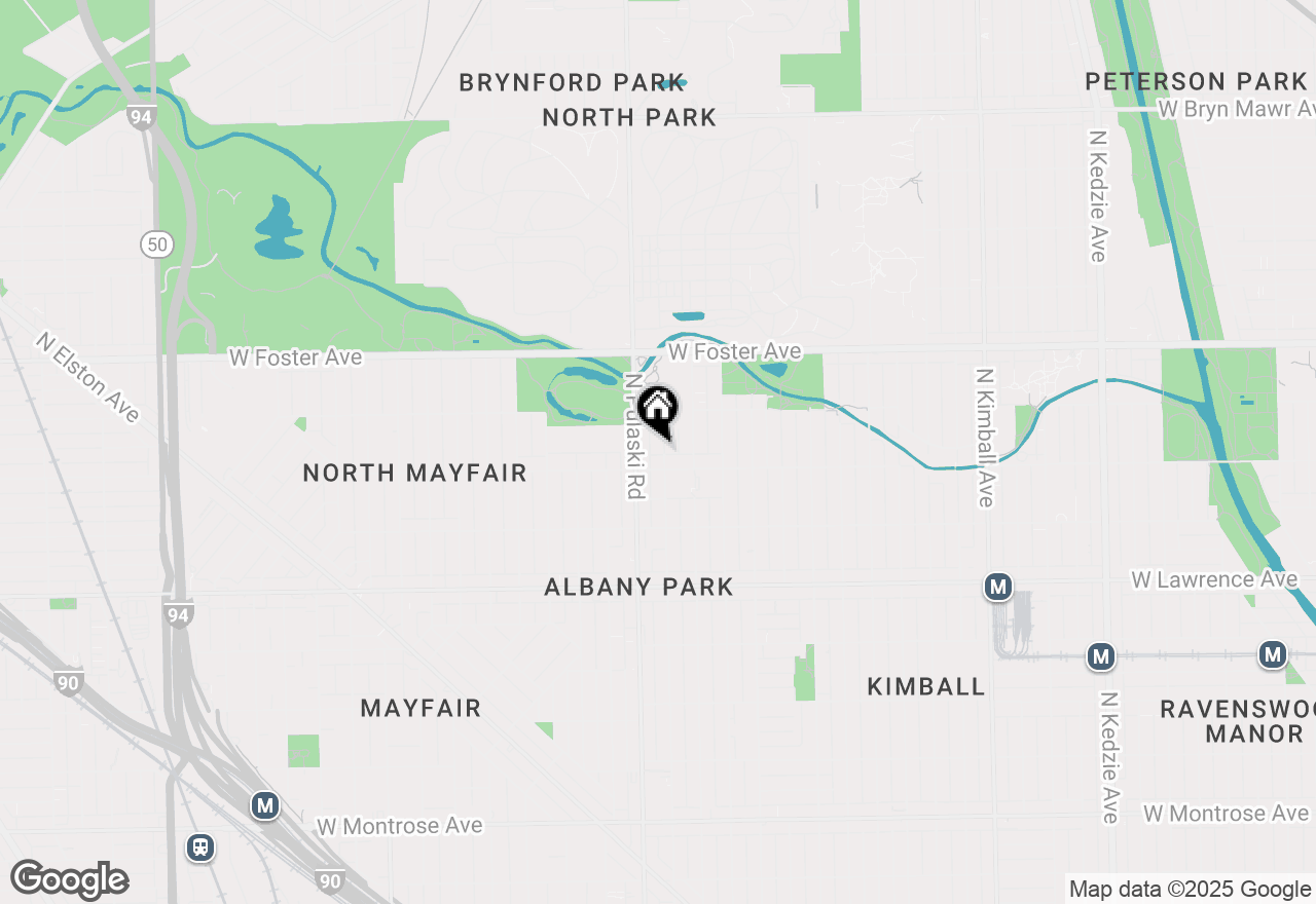 Map of 5016 N Harding Avenue #3N, Chicago, IL 60625