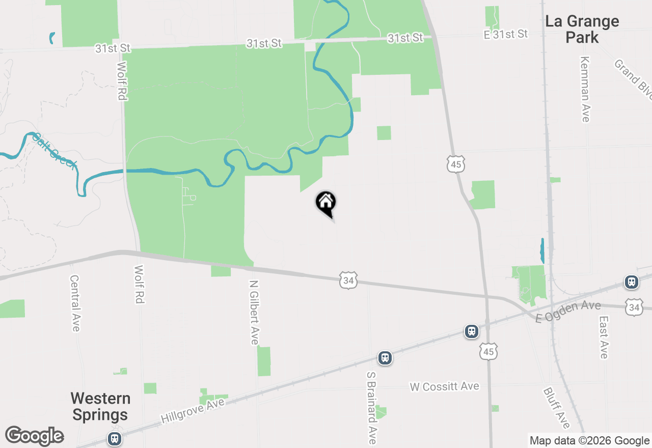 Map of 435 Malden Avenue, La Grange Park, IL 60526