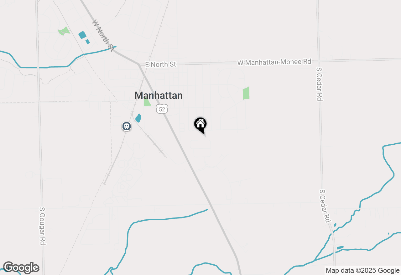 Map of 15050 W Oxford Lane, Manhattan, IL 60442