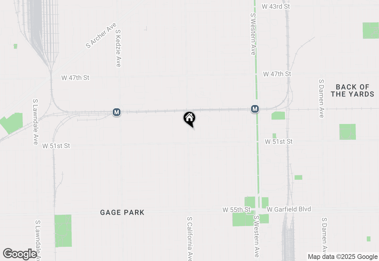 Map of 5013 S California Avenue, Chicago, IL 60632