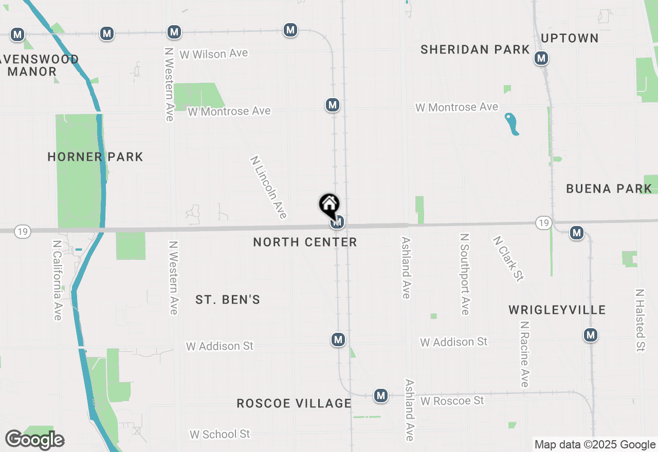 Map of 1832 W Irving Park Road #304, Chicago, IL 60613