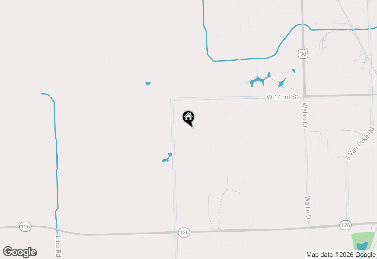 Map of 25501 W Alabaster Circle, Plainfield, IL 60544