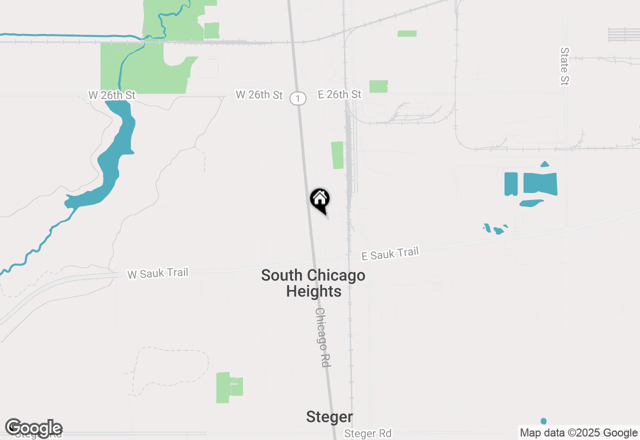 Map of 3022 Commercial Avenue, South Chicago Heights, IL 60411