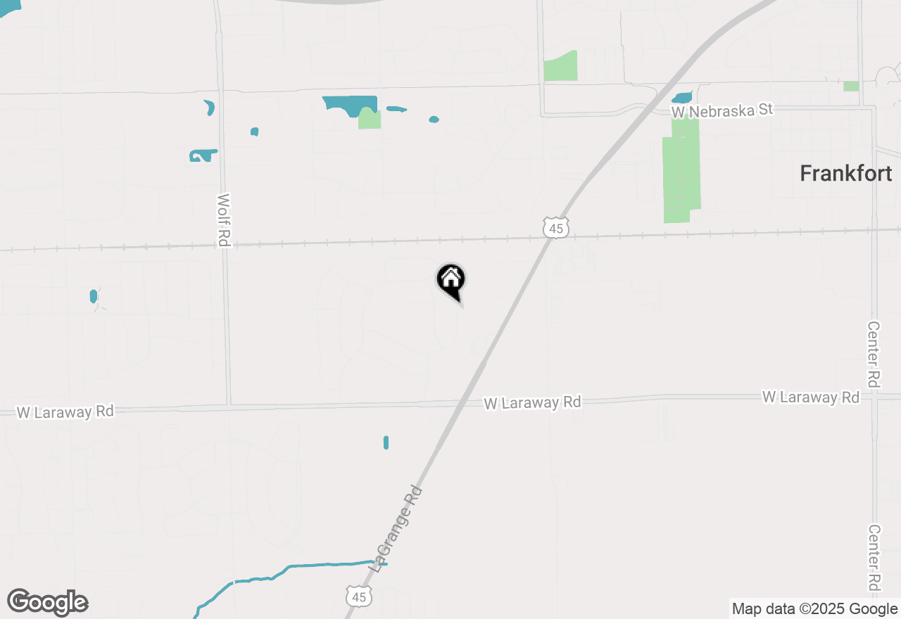 Map of 22058 Princeton Circle, Frankfort, IL 60423