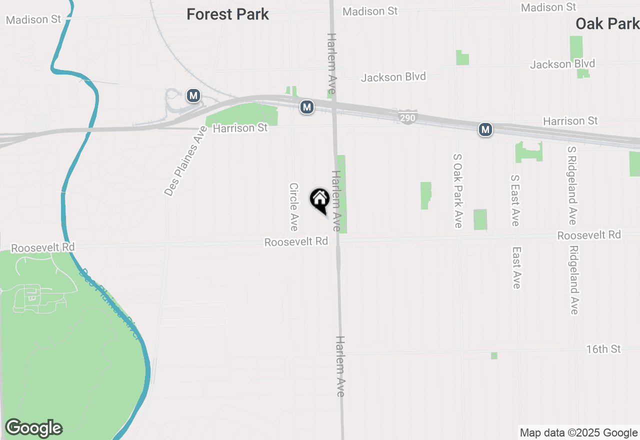 Map of 1113 Elgin Avenue, Forest Park, IL 60130