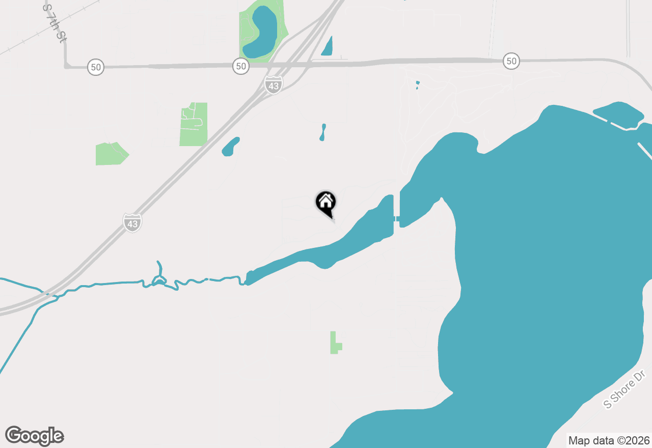 Map of 2126 Landings Ln, Delavan, WI 53115