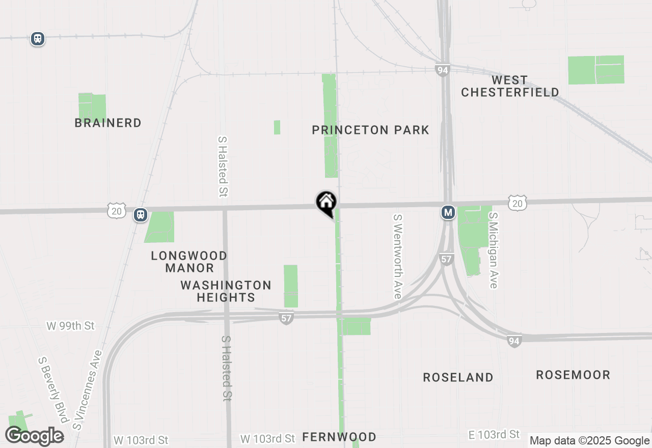 Map of 415 W 95th Place, Chicago, IL 60628