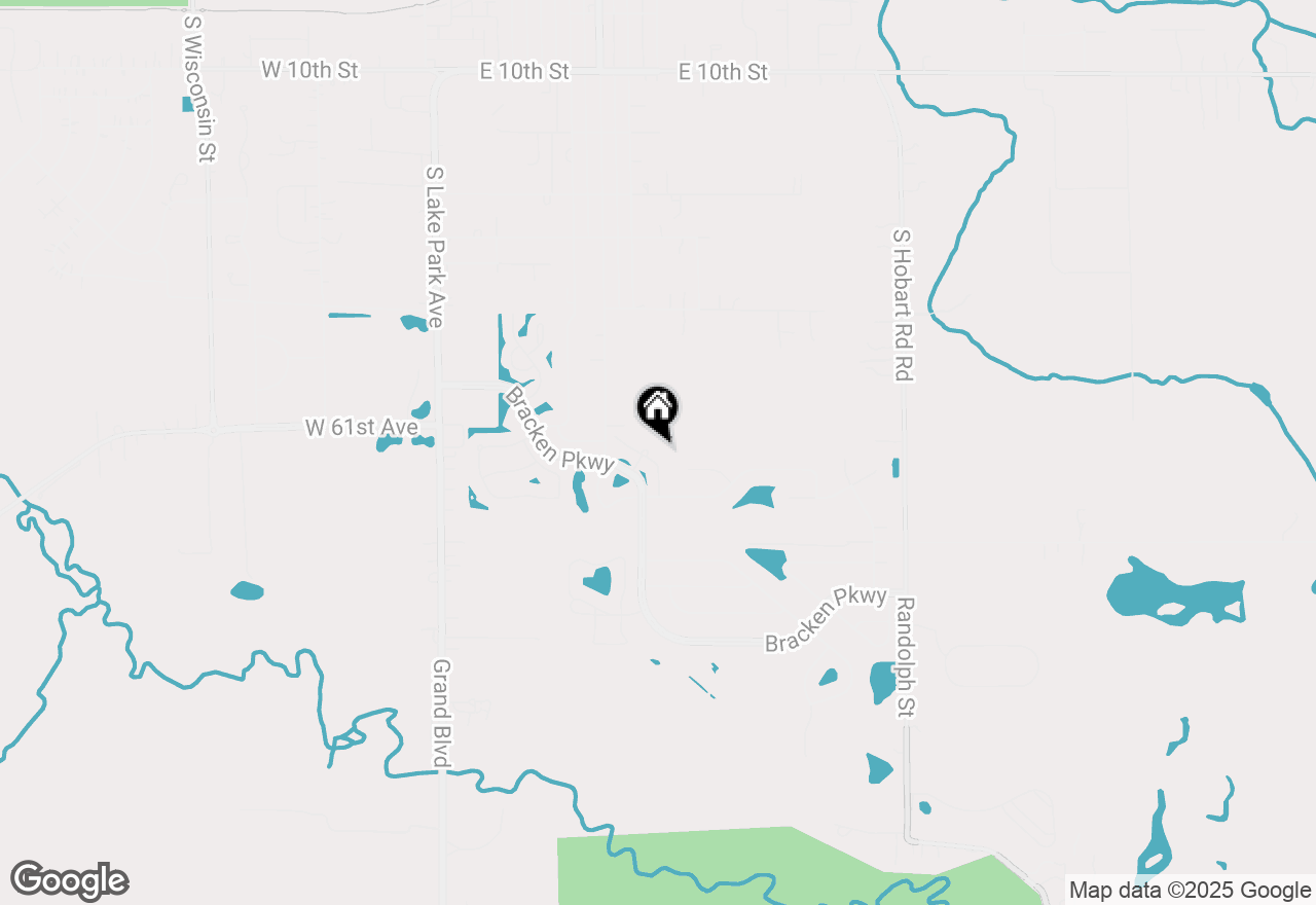Map of 752 Hidden Oak Trail #1A, Hobart, IN 46342